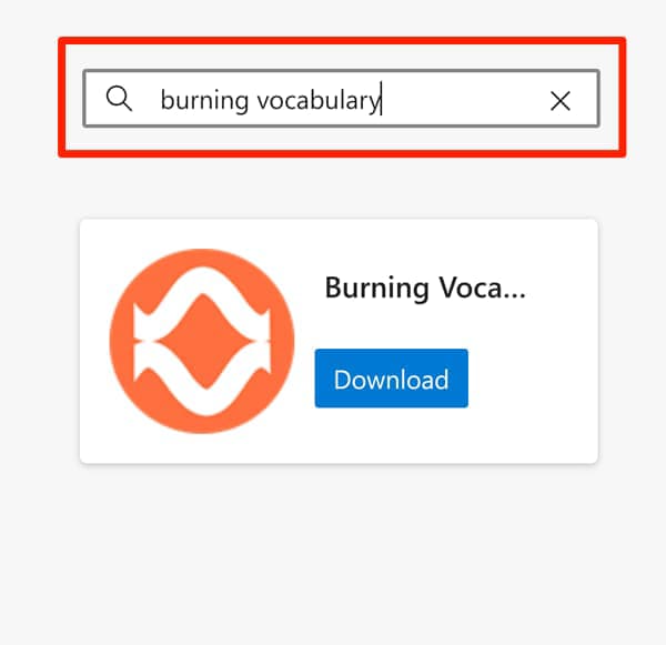 Install on the Edge - Burning Vocabulary